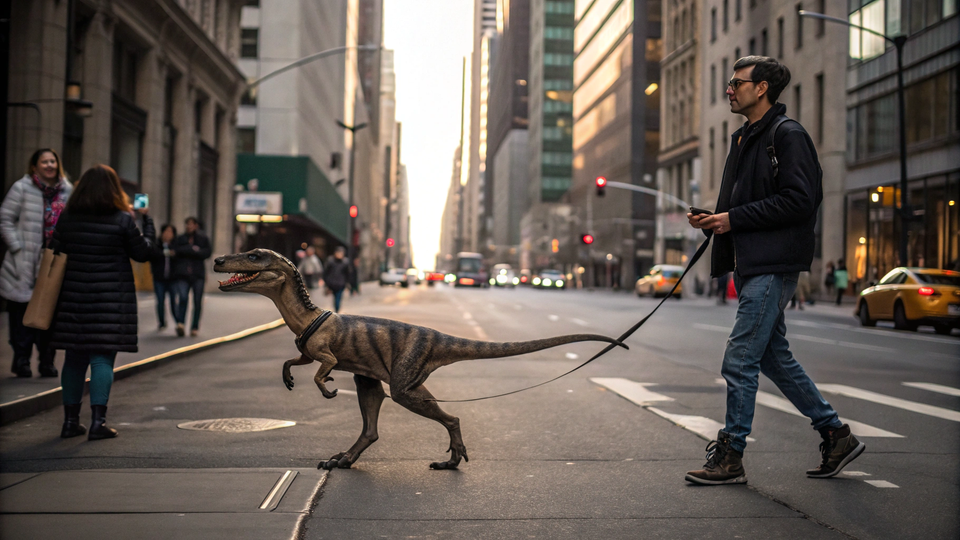 Velociraptor in NYC