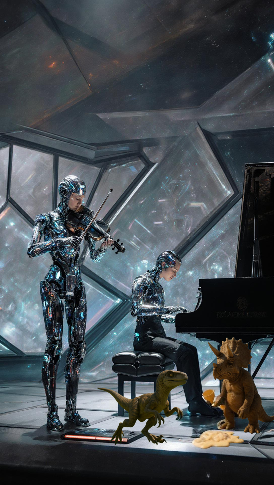 At the concert venue